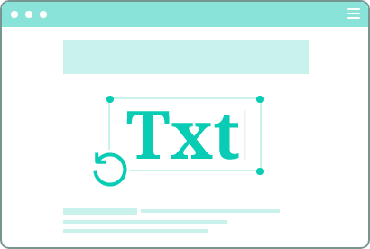 テキスト変更無料!